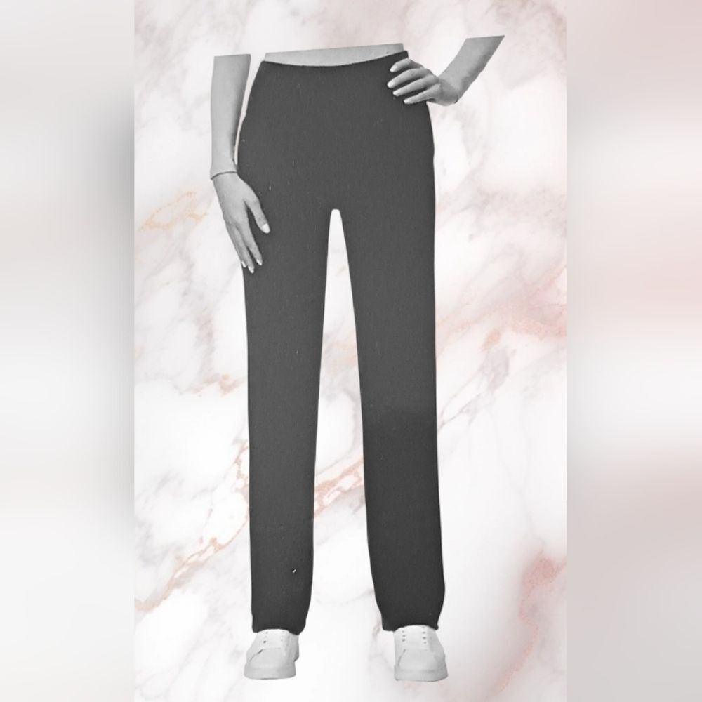 32° Heat Classic Soft Black Straight-Leg Pants Women's M NWT 31.5" Inseam